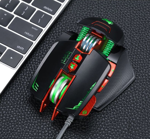 Souris gaming Thunder Wolf V9, coloris Grey et Black disponibles