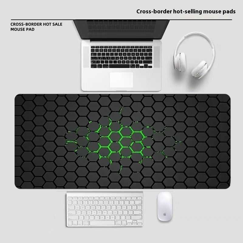 Tapis de souris gaming XXL BoxShop, design 15, motif encre