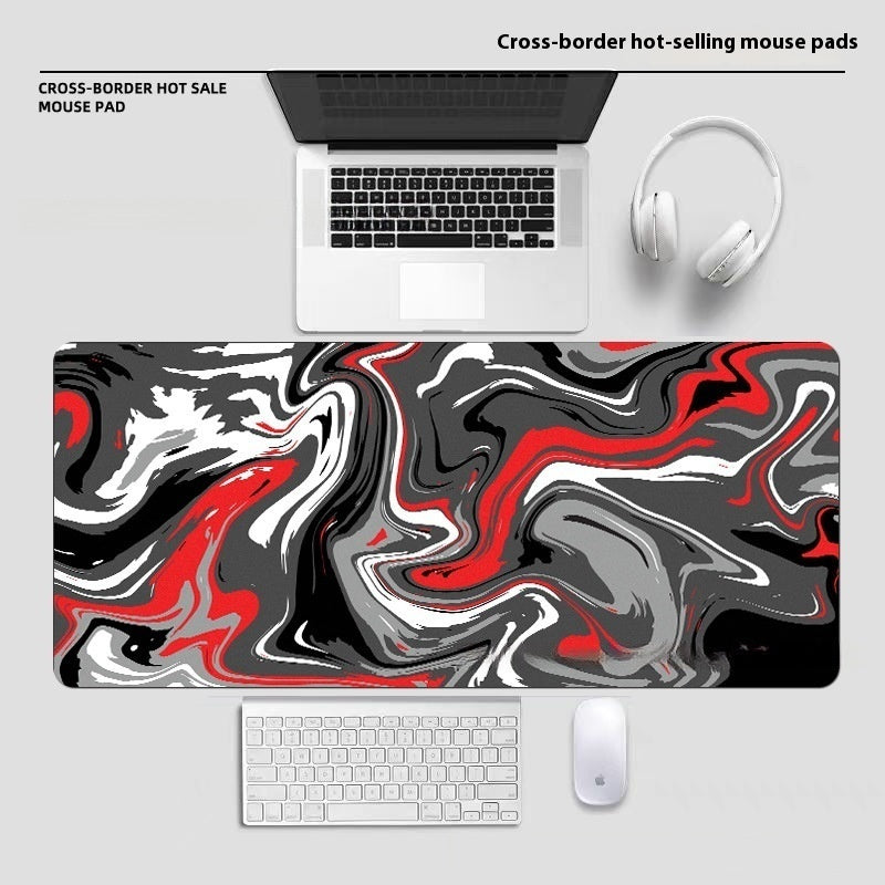 Tapis de souris gaming XXL BoxShop, design 17, coloris lumière colorée