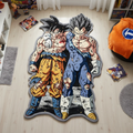 Tapis anime Dragon Ball Z Goku et Vegeta, vue d'ensemble