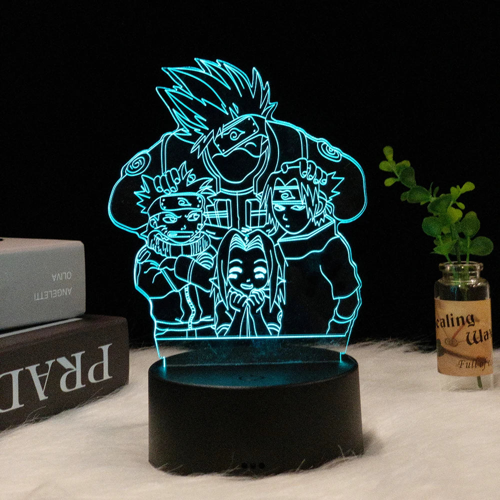 Veilleuse LED 3D Itachi Uchiha, emballage cadeau