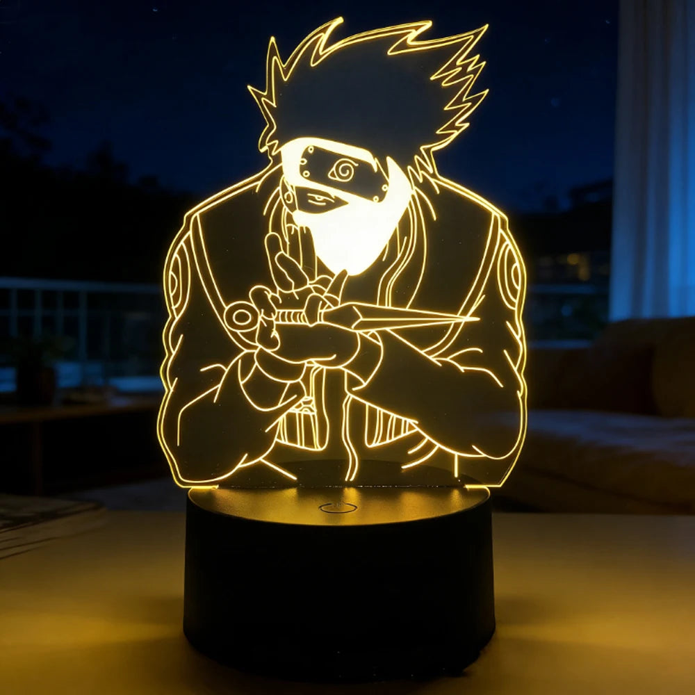 Veilleuse LED 3D Itachi Uchiha, alimentation USB