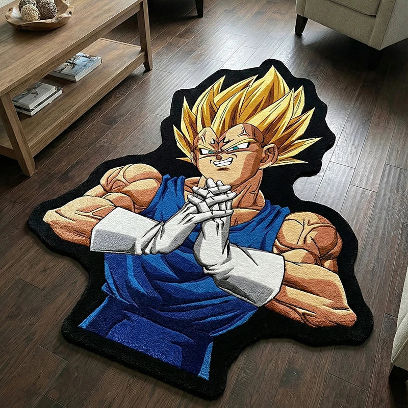 Tapis Rond Anime Dragon Ball Z – Design Vegeta Collector