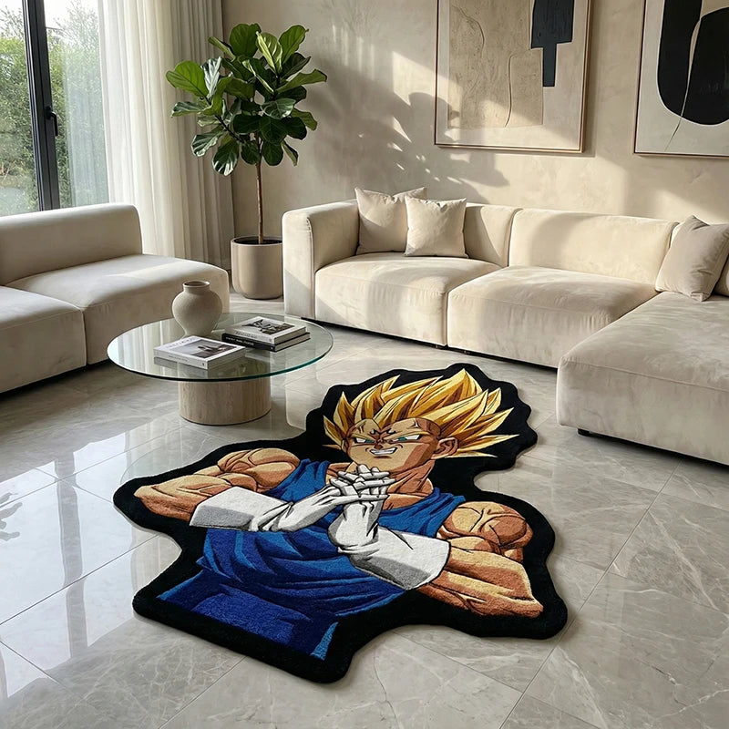 Tapis Rond Anime Dragon Ball Z – Design Vegeta Collector