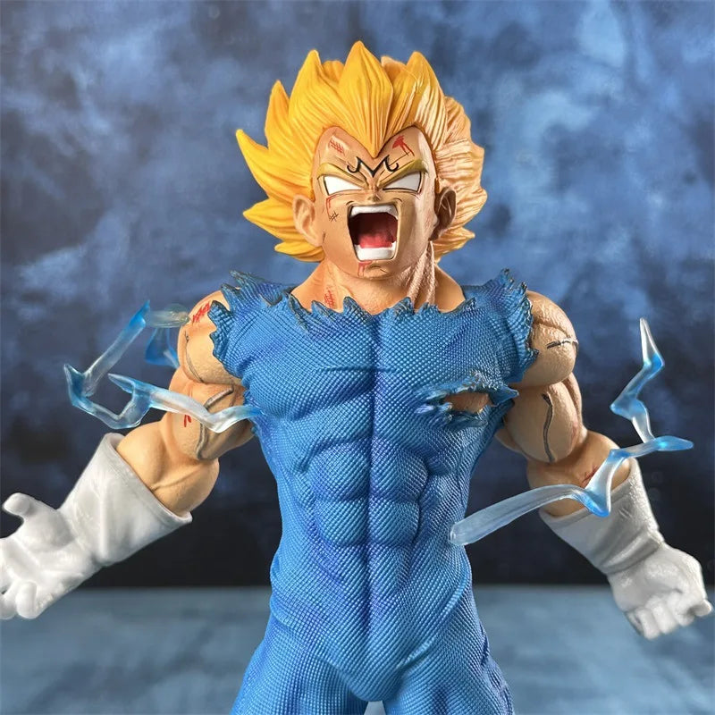 Figurine Majin Vegeta Dragon Ball Z, aura Super Saiyan