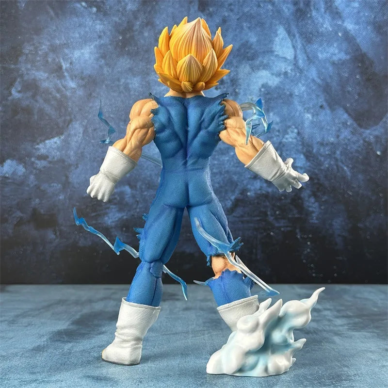 Figurine Majin Vegeta Dragon Ball Z, détail du visage