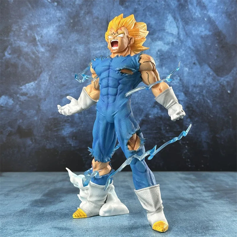 Figurine Majin Vegeta Dragon Ball Z, détail de la peinture