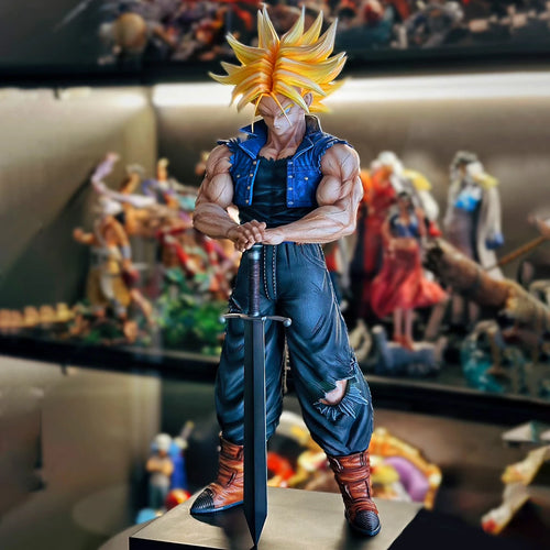 Figurine Future Trunks Dragon Ball Z 25cm en PVC, vue de face