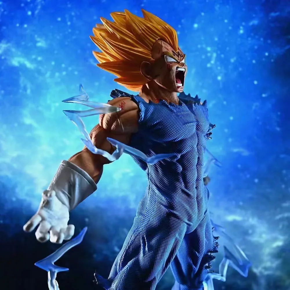 Figurine Majin Vegeta Dragon Ball Z, sur étagère de collection