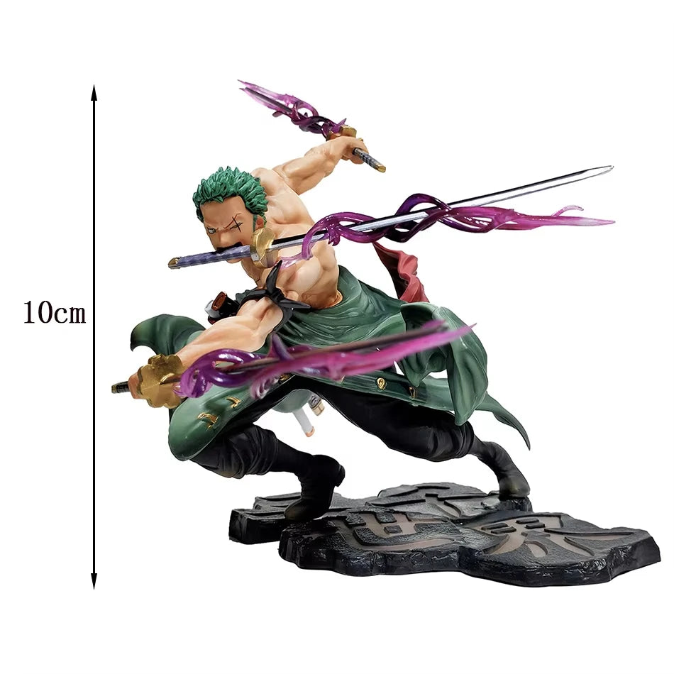 Figurine Roronoa Zoro One Piece 10cm, détail de la peinture