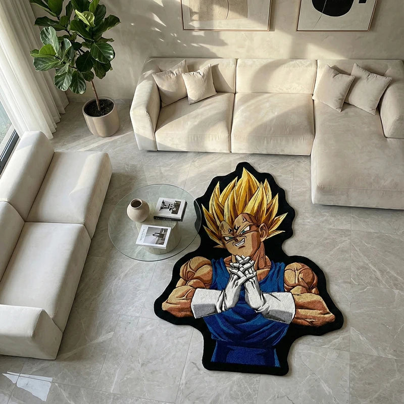 Tapis Rond Anime Dragon Ball Z – Design Vegeta Collector
