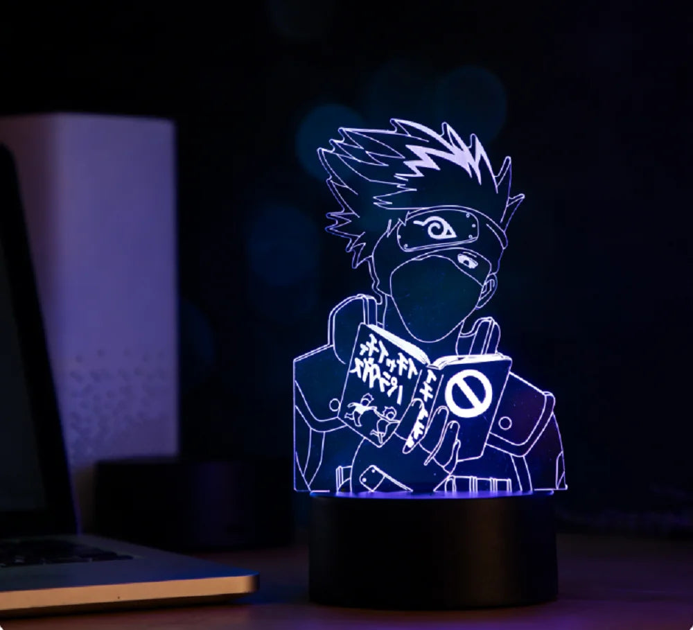 Veilleuse LED 3D Itachi Uchiha, dimensions du produit