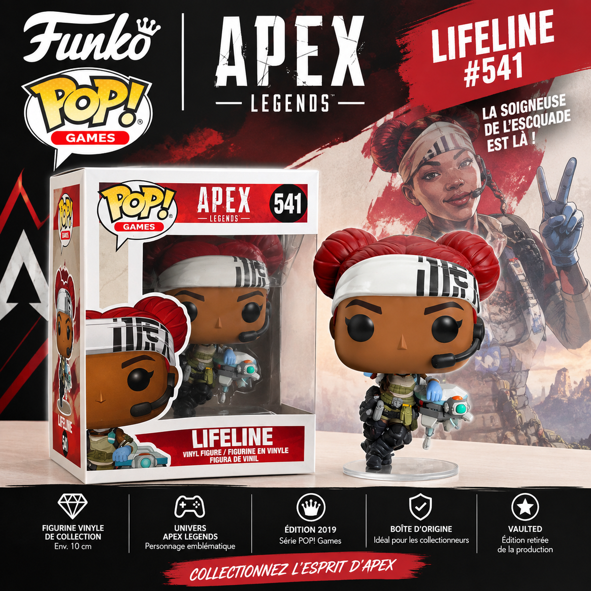 Funko POP! Apex Legends – Lifeline #541 | Édition 2019 Vaulted