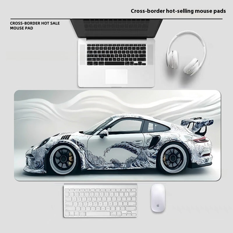 Tapis de souris gaming XXL BoxShop, design 13, vue de haut