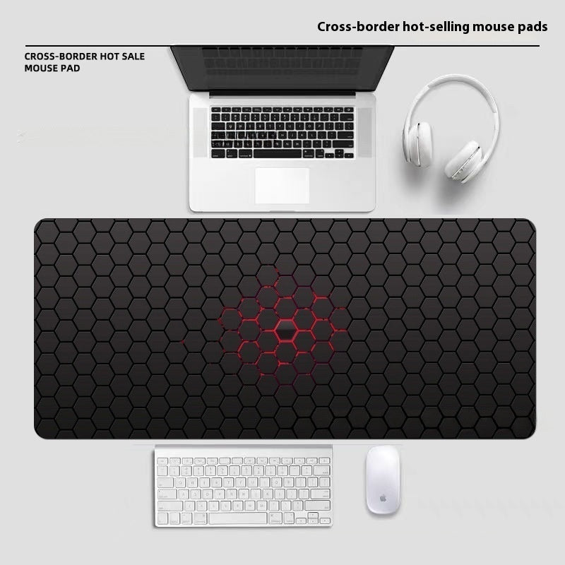 Tapis de souris gaming XXL BoxShop, design 10, base caoutchouc