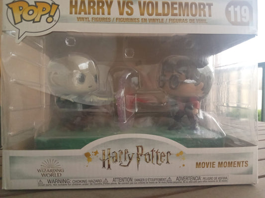 Funko POP! Harry Potter – Harry vs Voldemort #119 | Movie Moments Édition Limitée