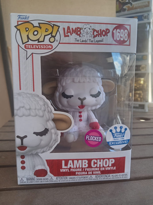 Funko Pop Television Lamb Chop #1698 Flocked - Funko Exclusive NEUF
