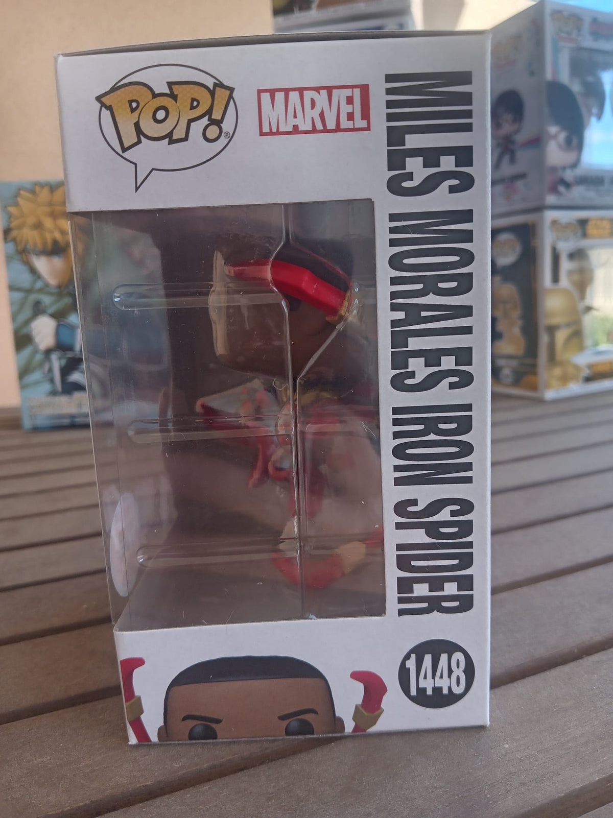 Funko Pop Marvel Miles Morales Iron Spider #1448 Chase - Bobblehead NEUF